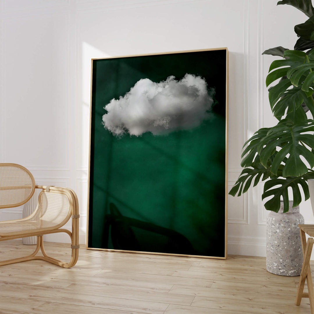 Jade Cloud Print Wall Art Moncasso