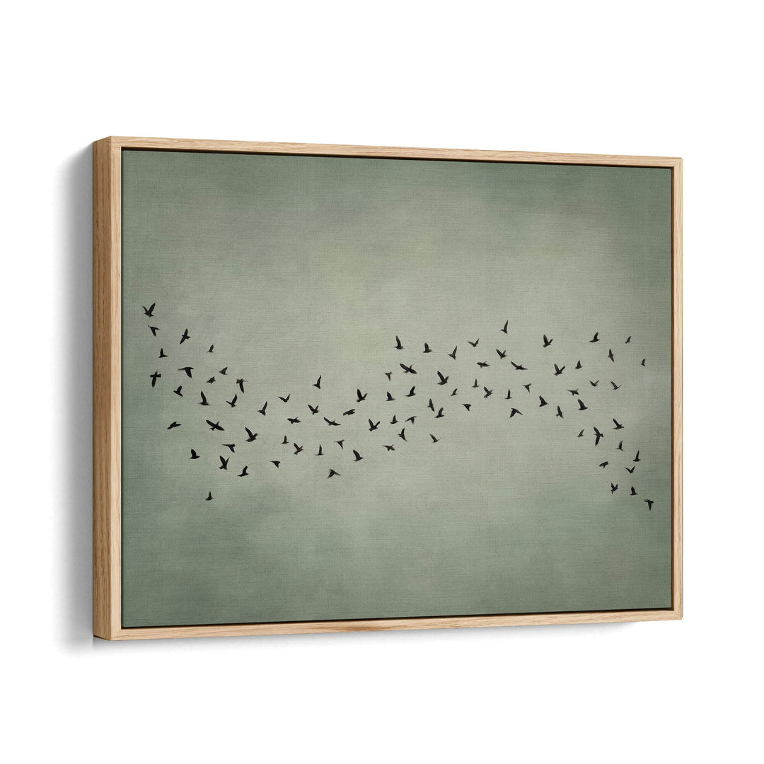 Japandi Murmur Sage Print Wall Art Moncasso