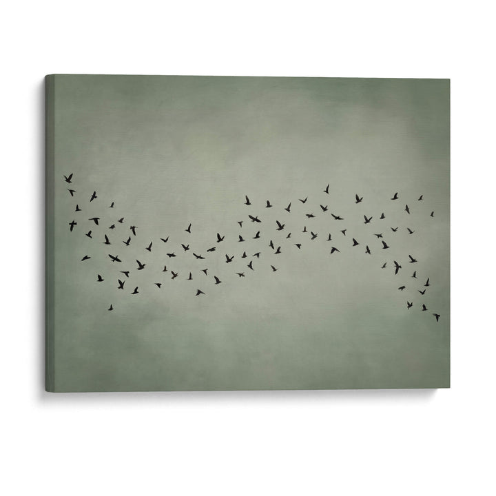 Japandi Murmur Sage Print Wall Art Moncasso