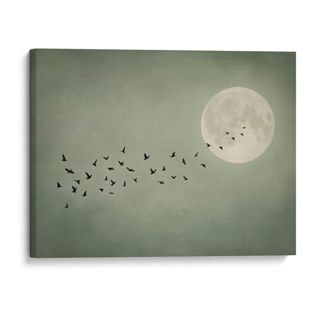 Japandi Moon Sage Print