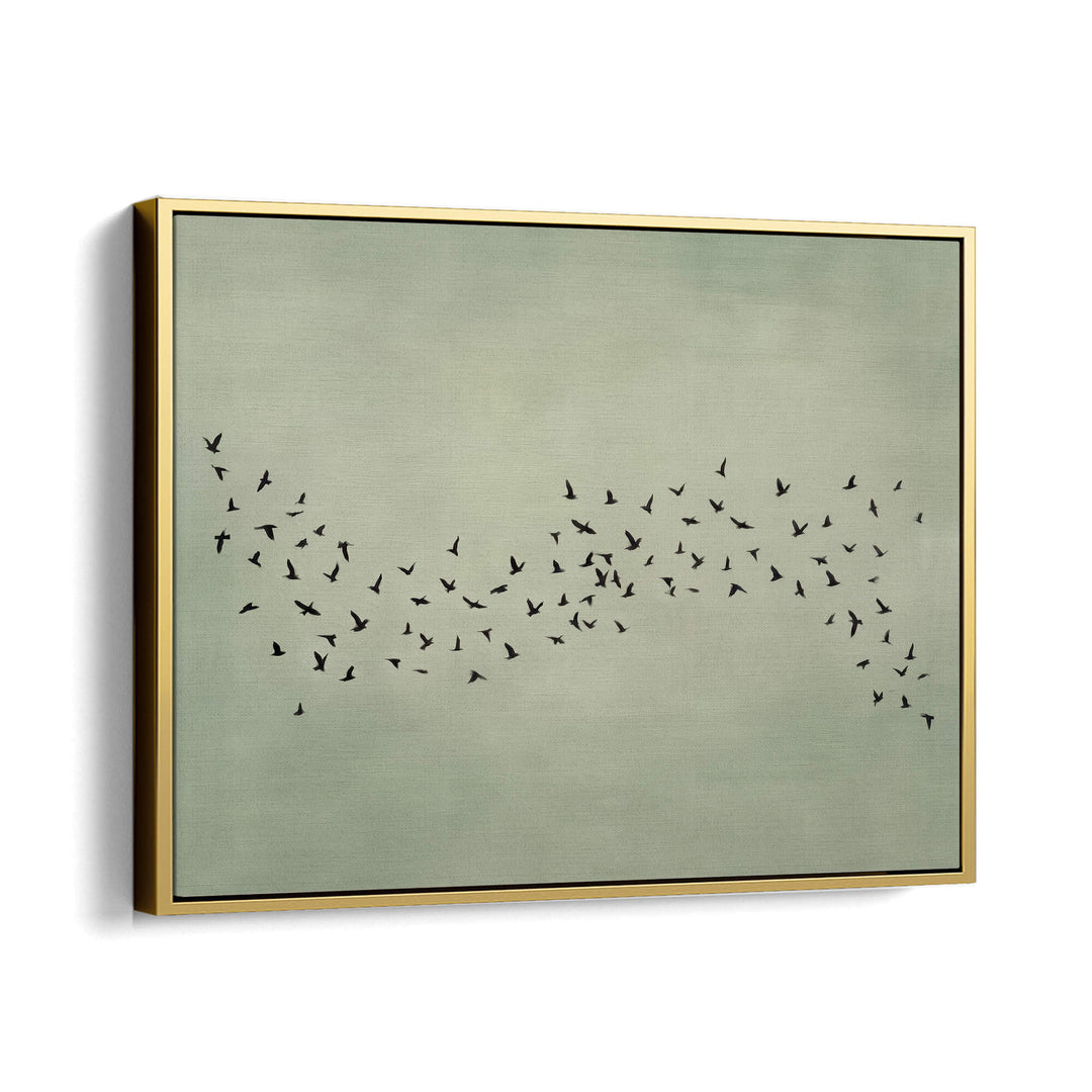 Japandi Murmur Sage Print