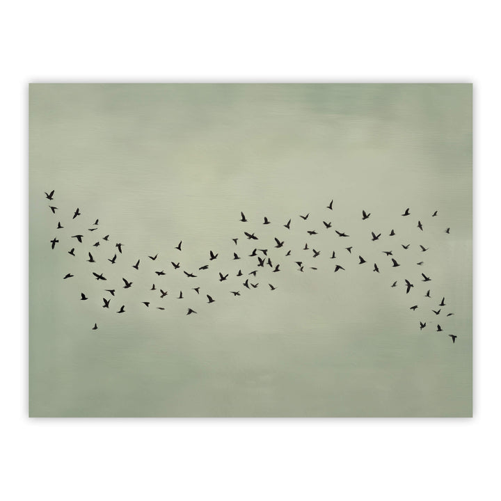 Japandi Murmur Sage Print