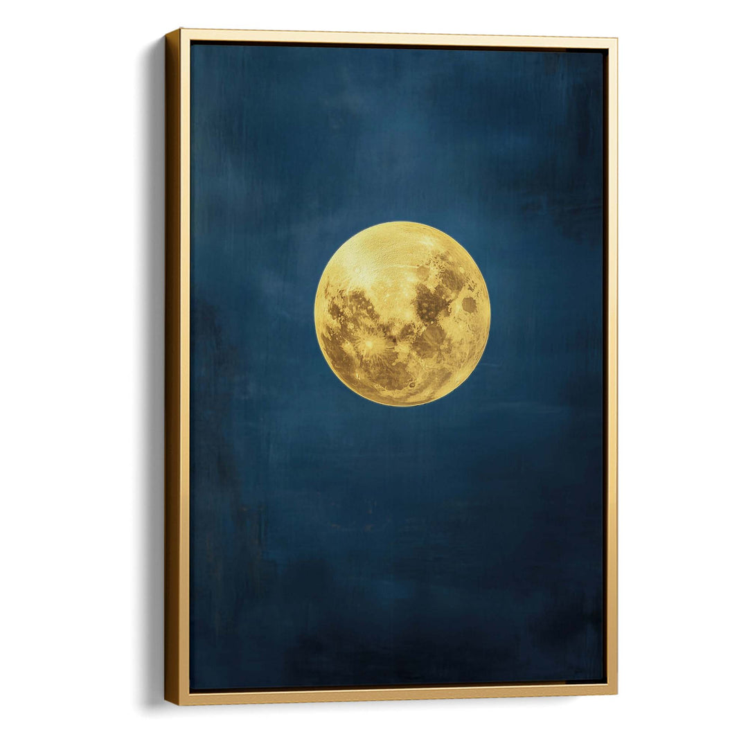 Lunar Azure Print Wall Art Moncasso