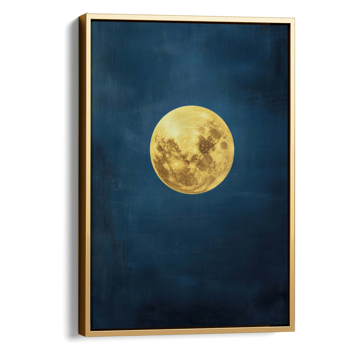 Lunar Azure Print Wall Art Moncasso