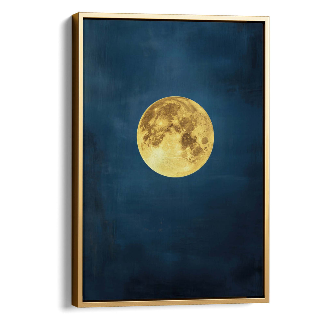 Lunar Azure Print Wall Art Moncasso