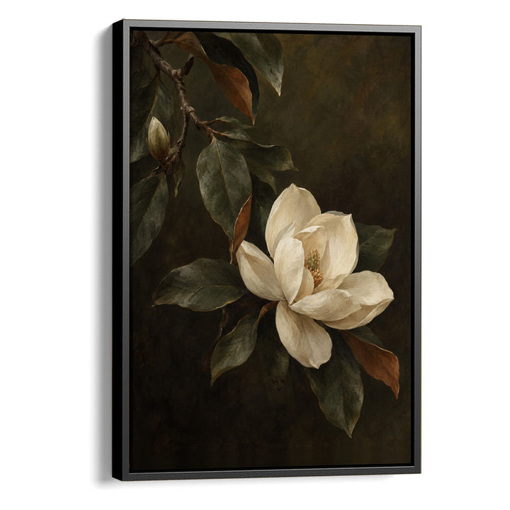 Magnolia Bloom No1 Print Wall Art Moncasso