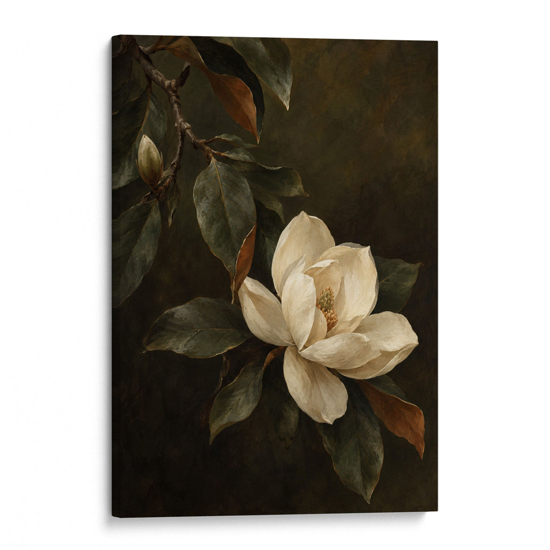 Magnolia Bloom No1 Print Wall Art Moncasso