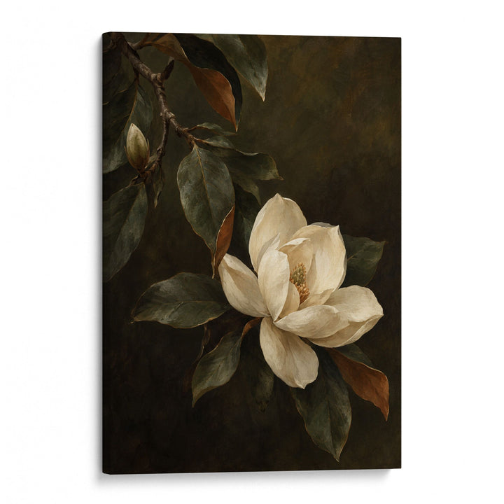 Magnolia Bloom No1 Print Wall Art Moncasso