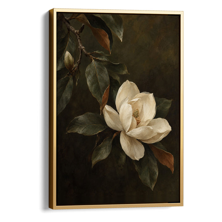 Magnolia Bloom No1 Print Wall Art Moncasso