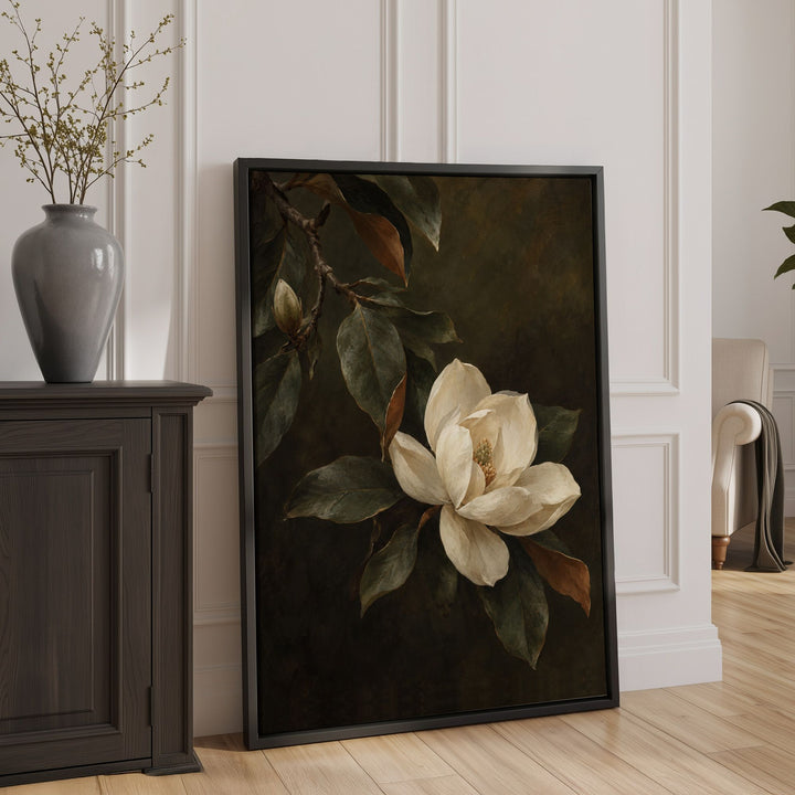 Magnolia Bloom No1 Print Wall Art Moncasso