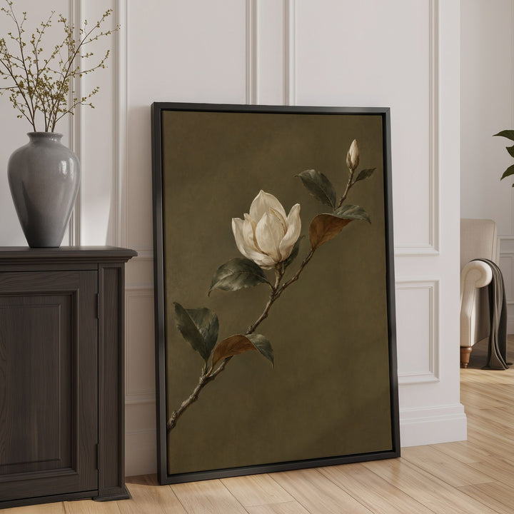Magnolia Bloom No2 Print Wall Art Moncasso