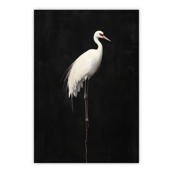 Midnight Crane No1 Print Wall Art Moncasso