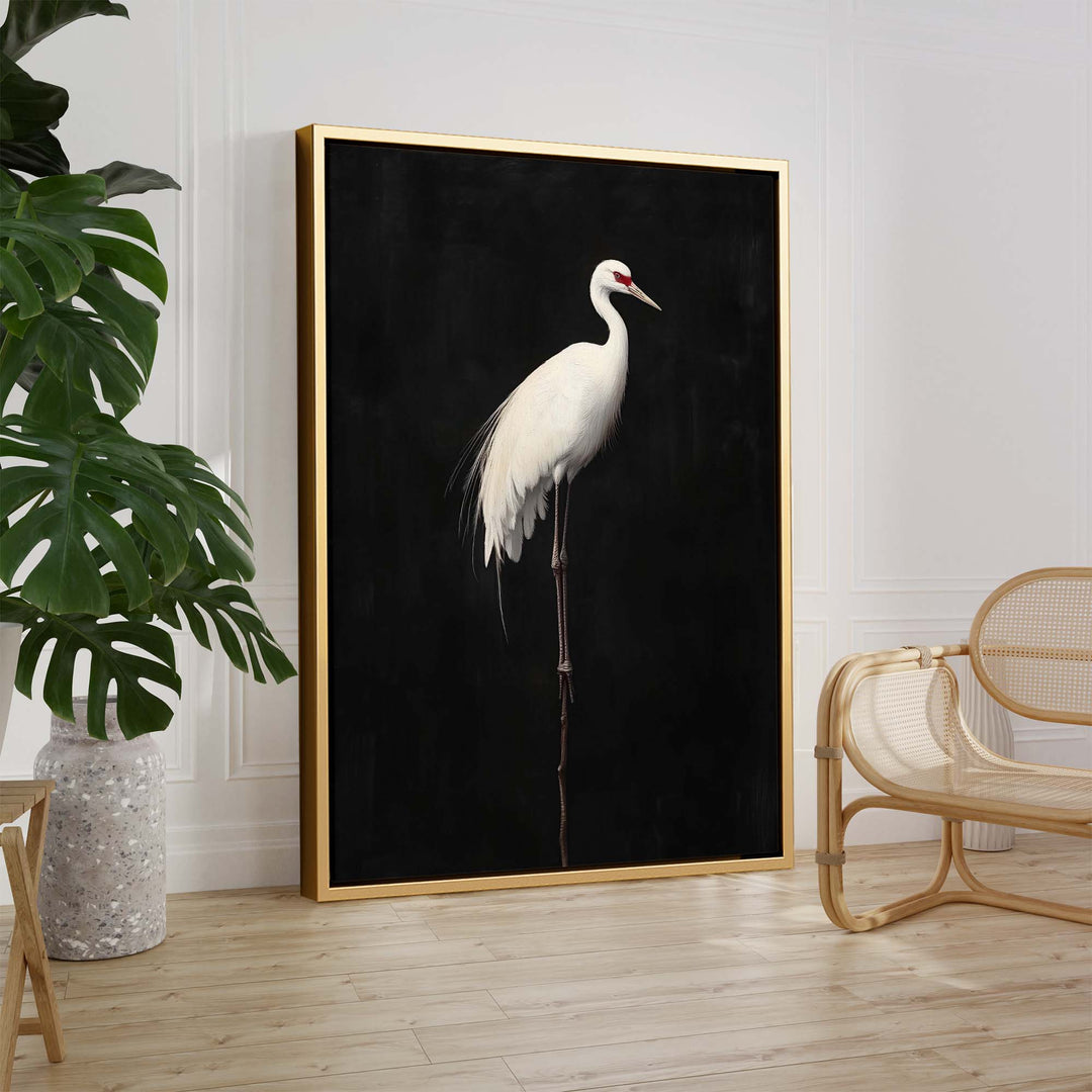 Midnight Crane No1 Print Wall Art Moncasso