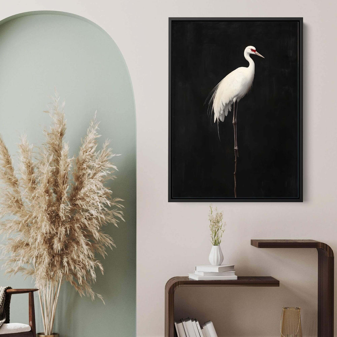 Midnight Crane No1 Print Wall Art Moncasso