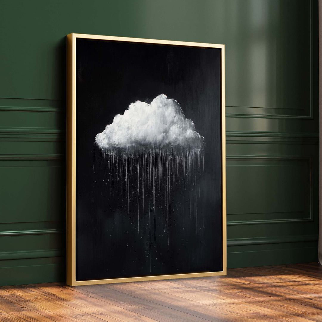 Midnight Rain Print Wall Art Moncasso