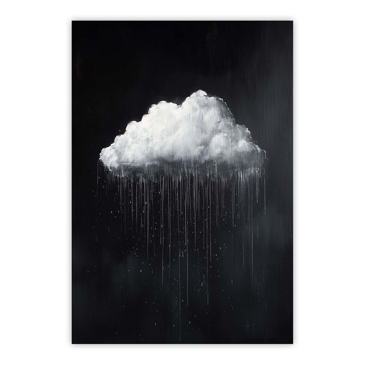 Midnight Rain Print Wall Art Moncasso