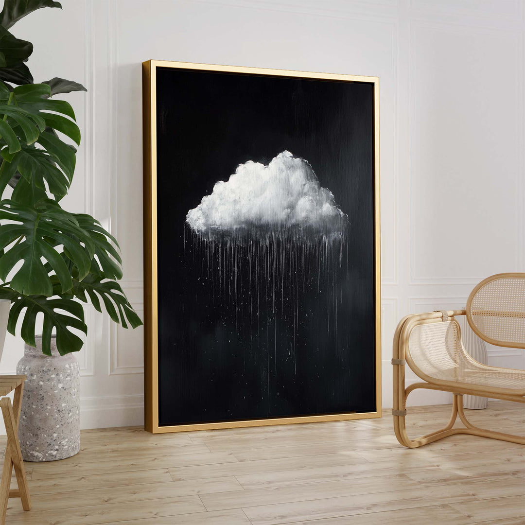 Midnight Rain Print Wall Art Moncasso