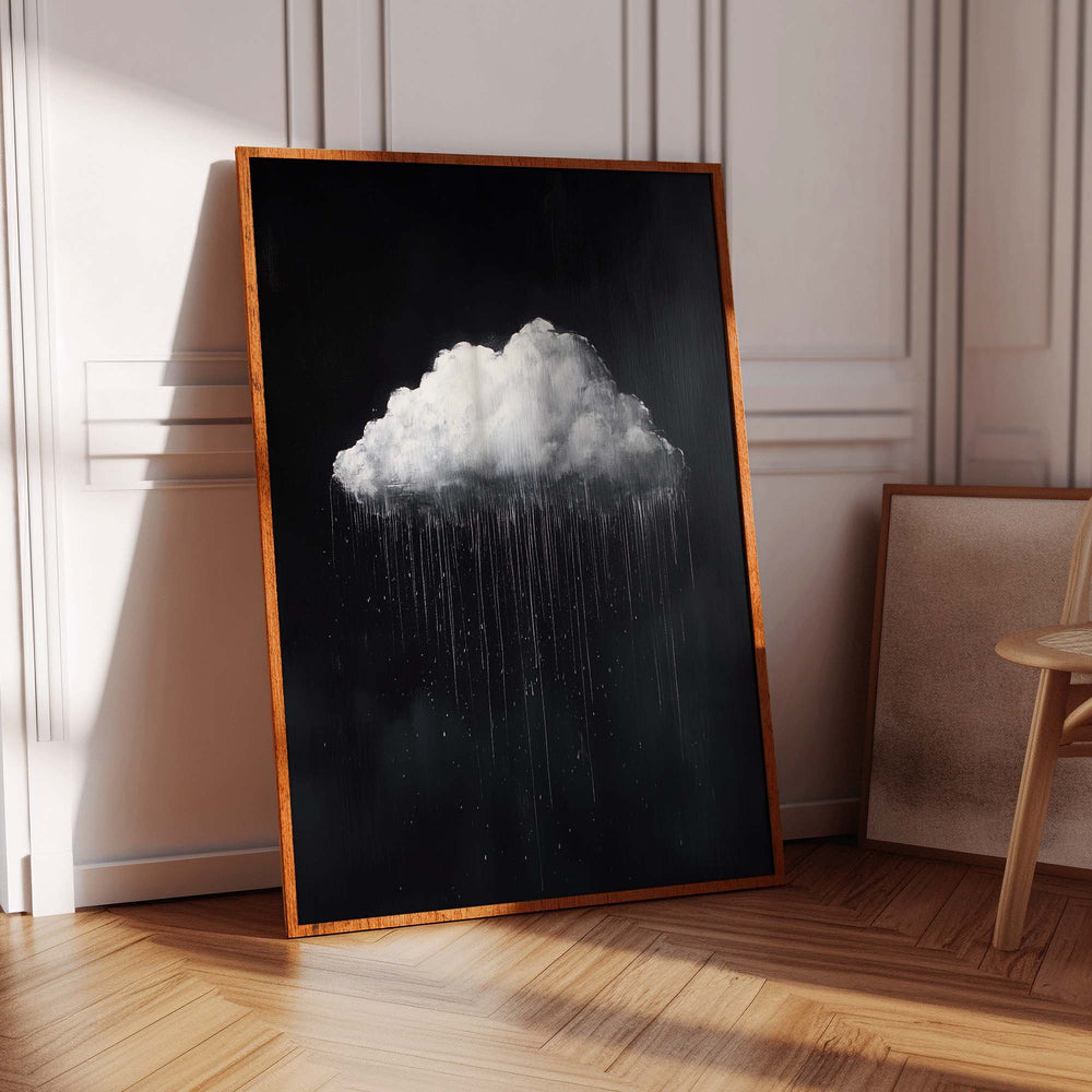 Midnight Rain Print Wall Art Moncasso