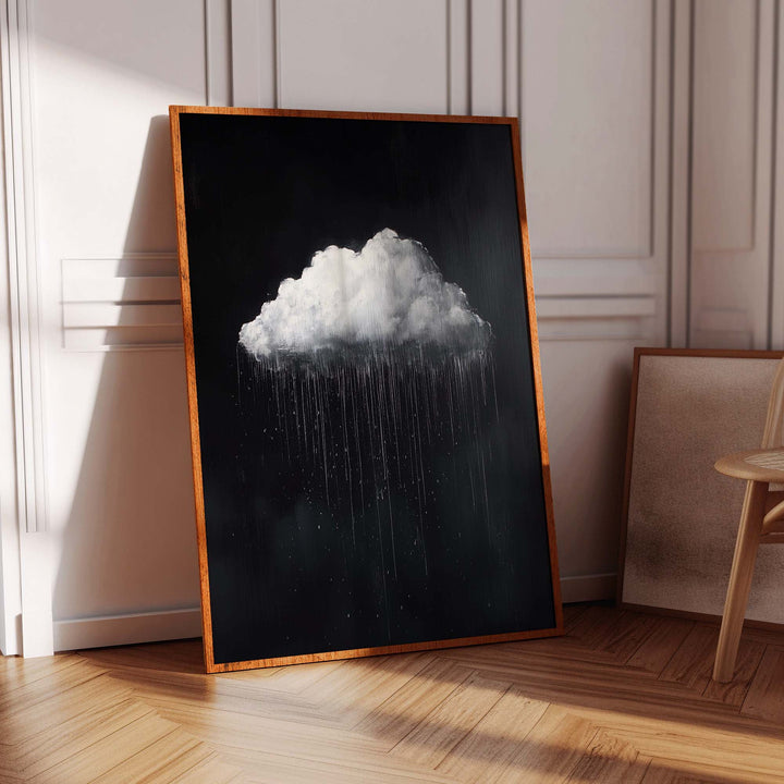 Midnight Rain Print Wall Art Moncasso