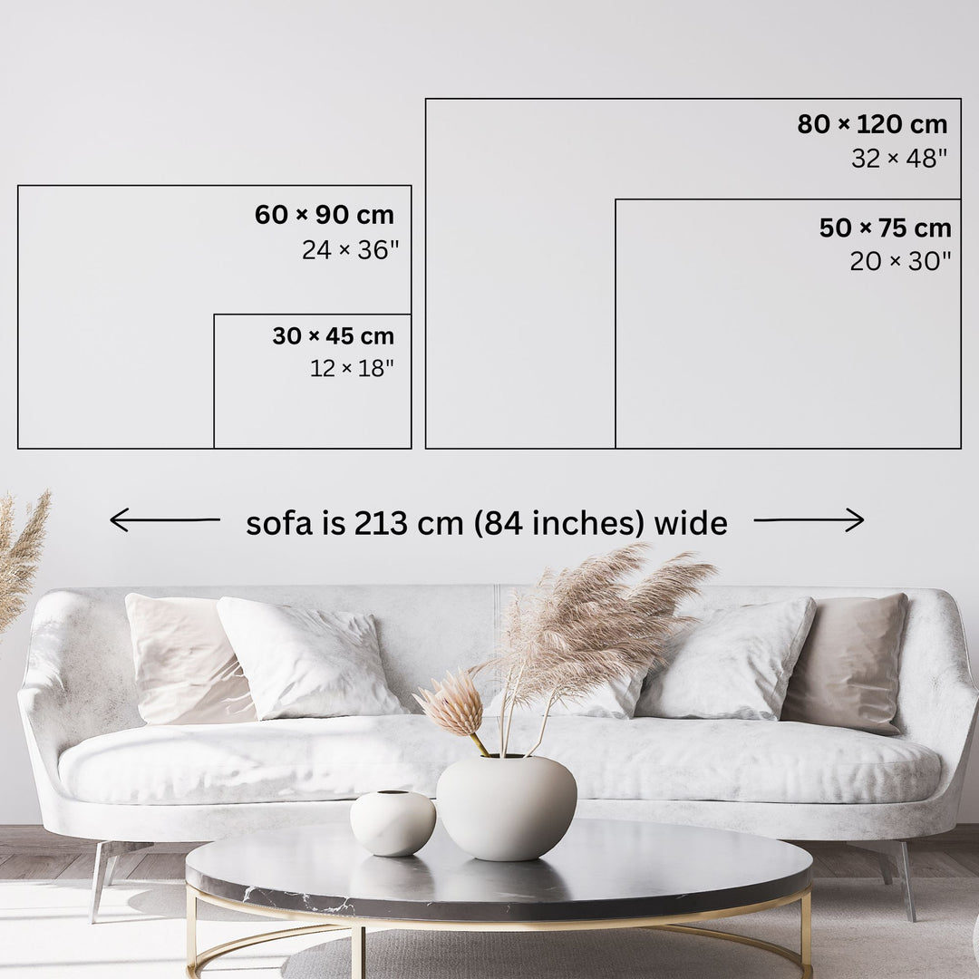 Frosted Print Wall Art Moncasso