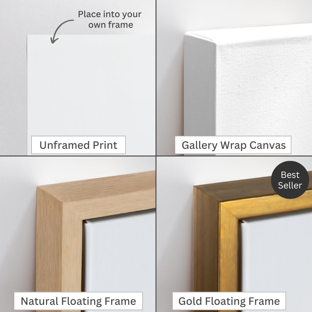 Tranquil Billowing Cloud Print Wall Art Moncasso