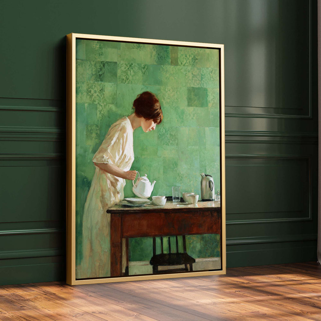 Morning Tea Print Wall Art Moncasso