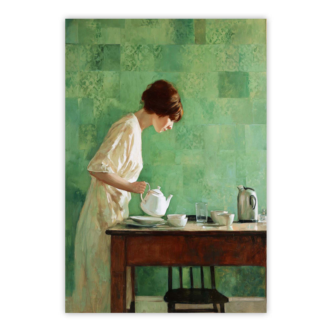 Morning Tea Print Wall Art Moncasso