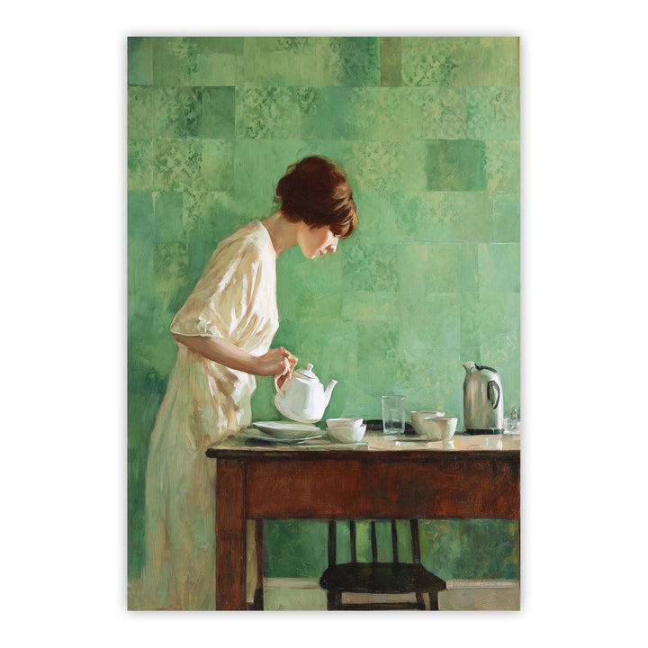 Morning Tea Print Wall Art Moncasso