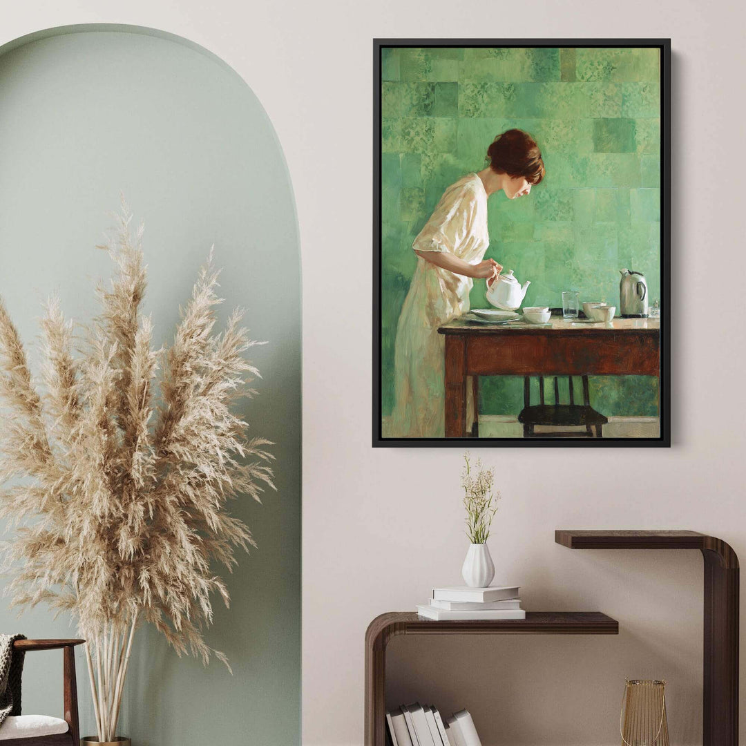 Morning Tea Print Wall Art Moncasso