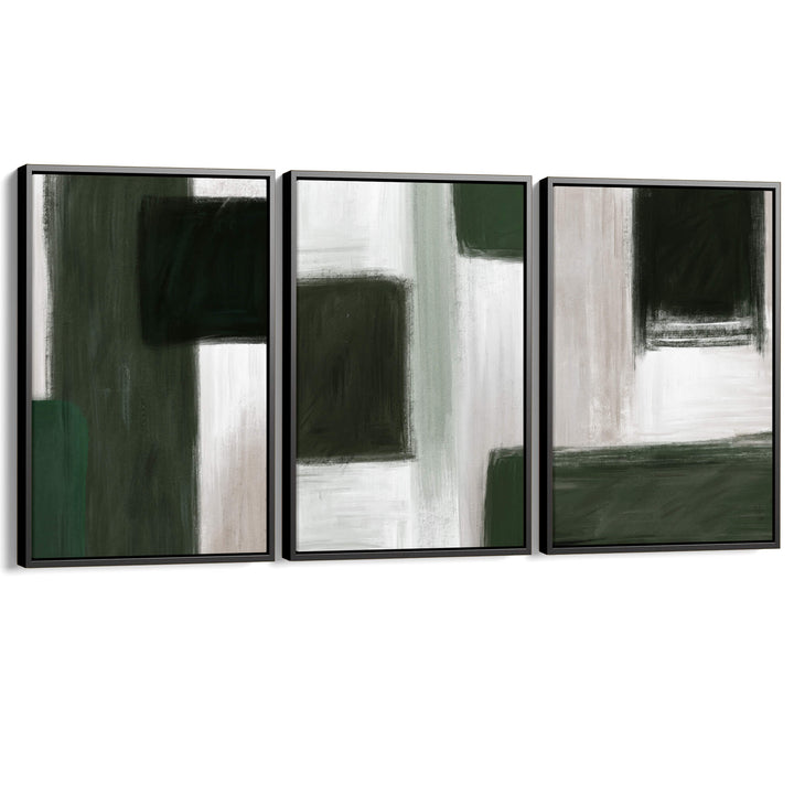 Moss Set of 3 Prints Wall Art Moncasso
