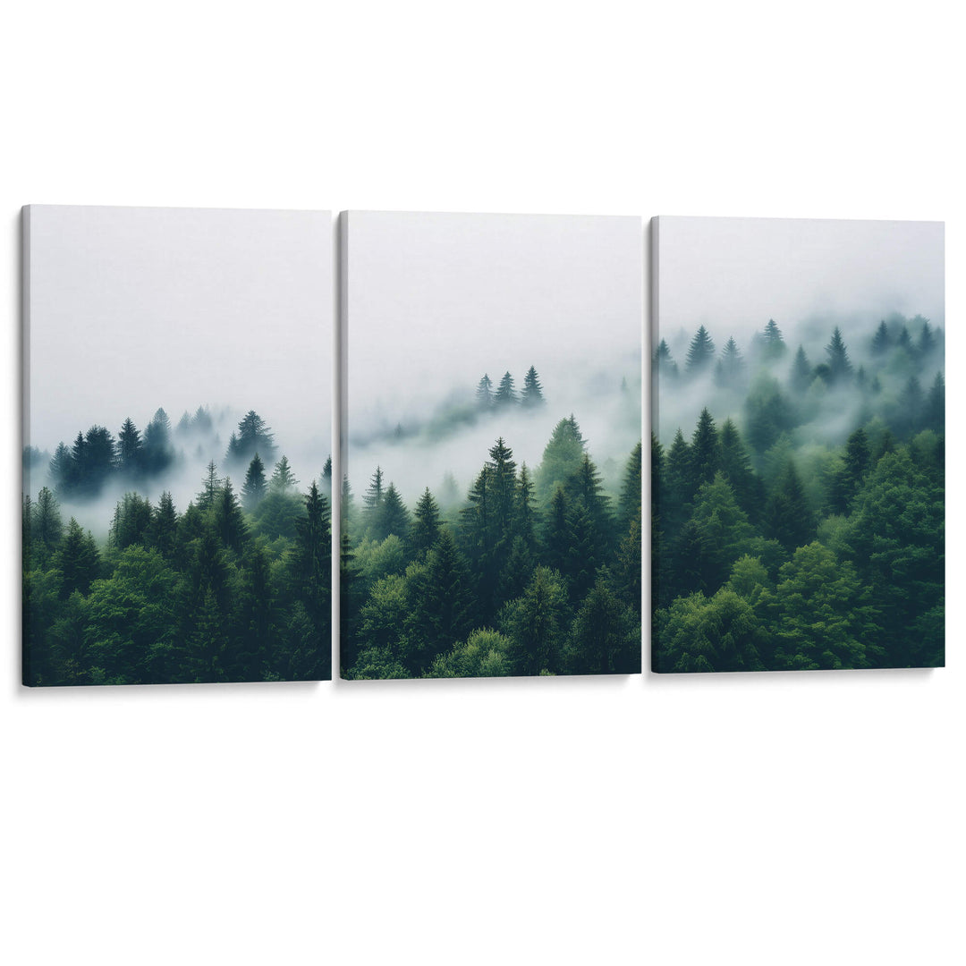 Nordic Forest Set of 3 Prints Wall Art Moncasso