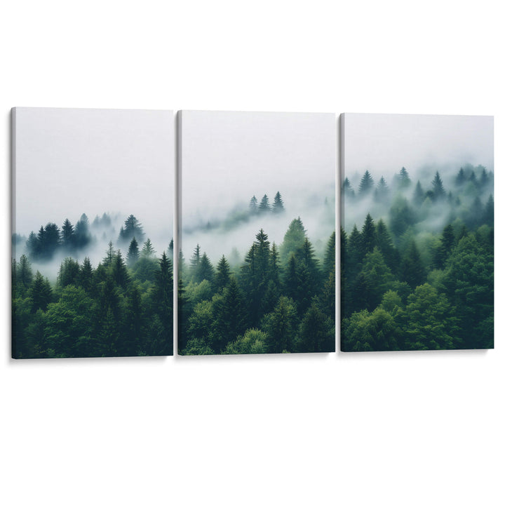 Nordic Forest Set of 3 Prints Wall Art Moncasso