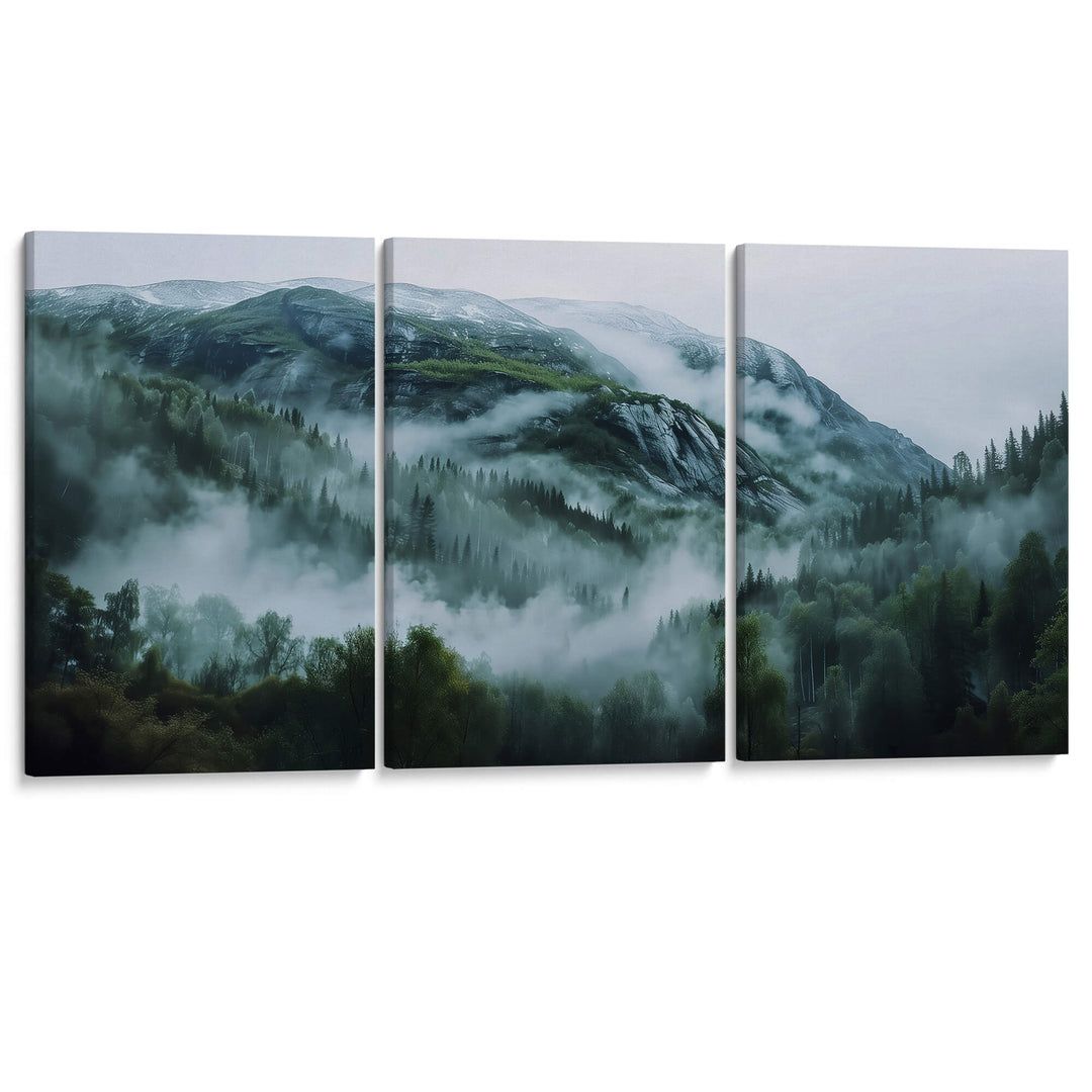 Nordic Landscape Set of 3 Prints Wall Art Moncasso