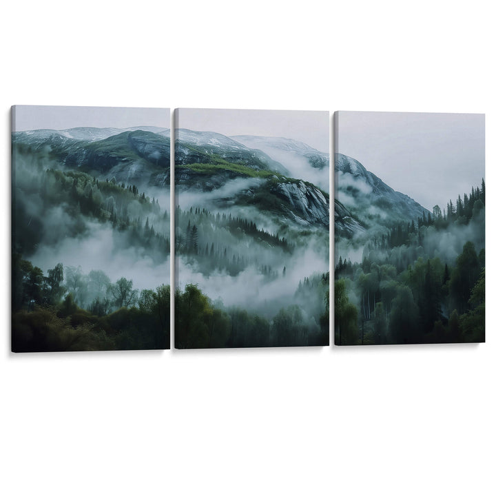 Nordic Landscape Set of 3 Prints Wall Art Moncasso