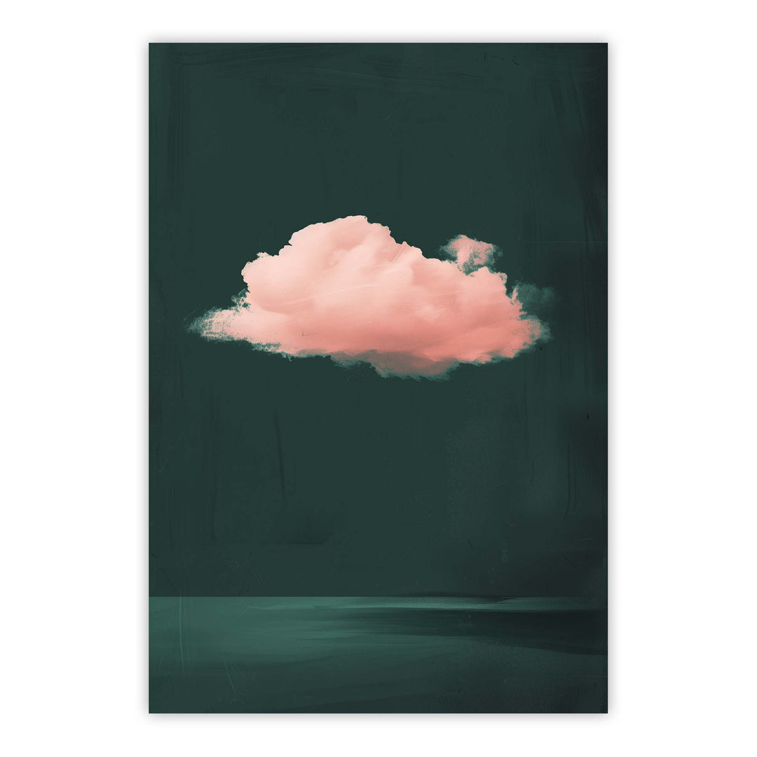 Pink Cloud No2 Print Wall Art Moncasso