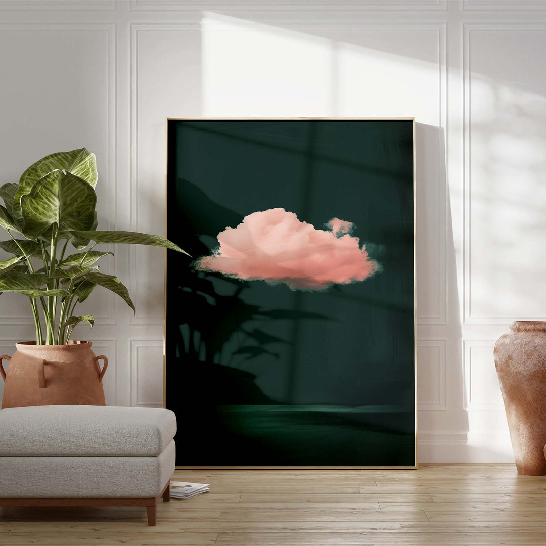 Pink Cloud No2 Print Wall Art Moncasso