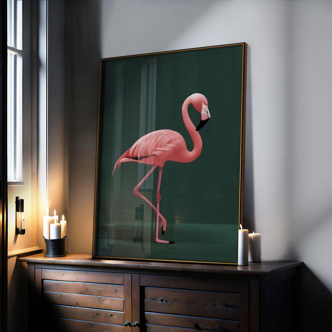 Pink Flamingo No2 Print