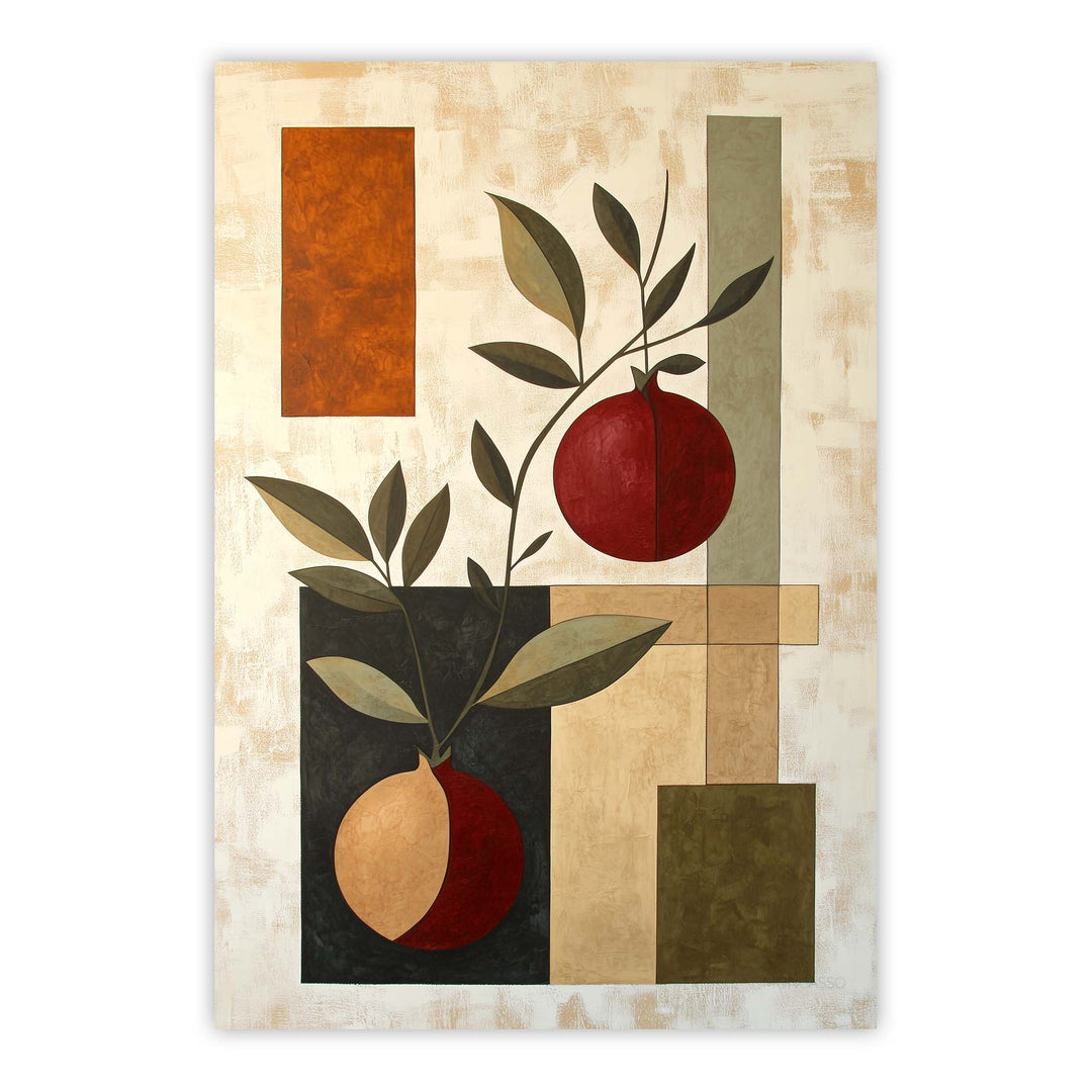 Pomegranate Grove Print Wall Art Moncasso