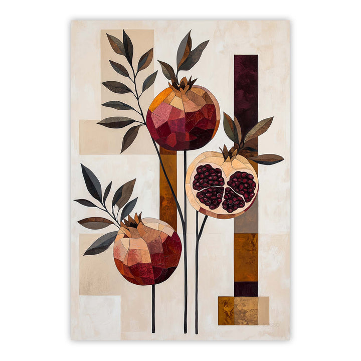 Pomegranate Harvest Print Wall Art Moncasso