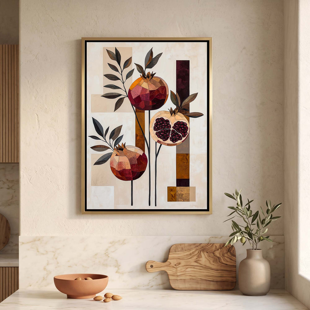 Pomegranate Harvest Print Wall Art Moncasso