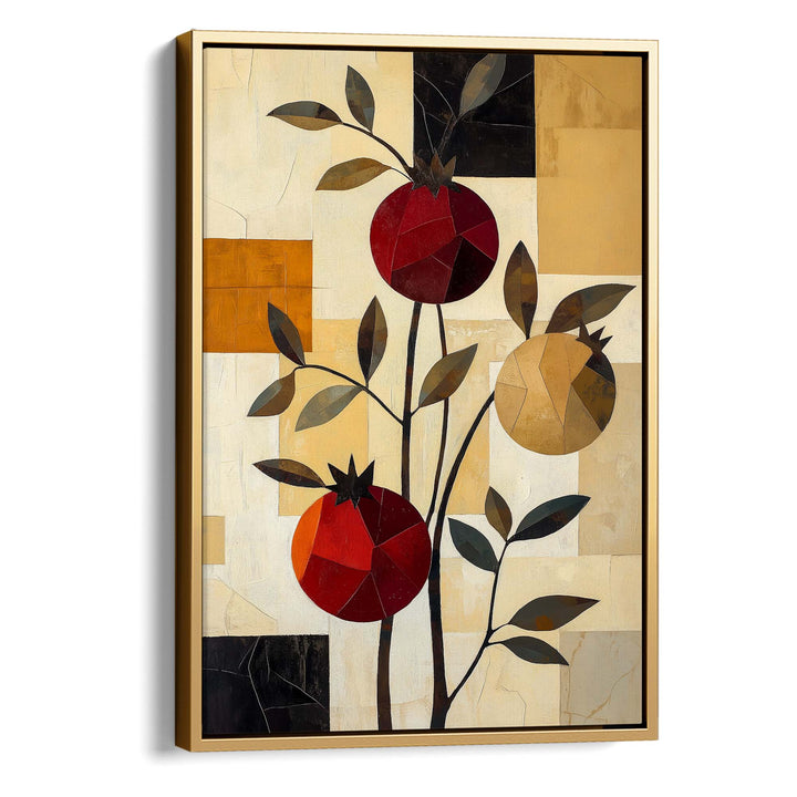 Pomegranate Trio Print Wall Art Moncasso