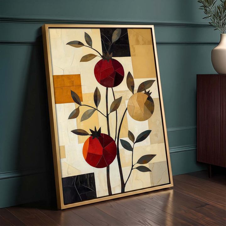 Pomegranate Trio Print Wall Art Moncasso
