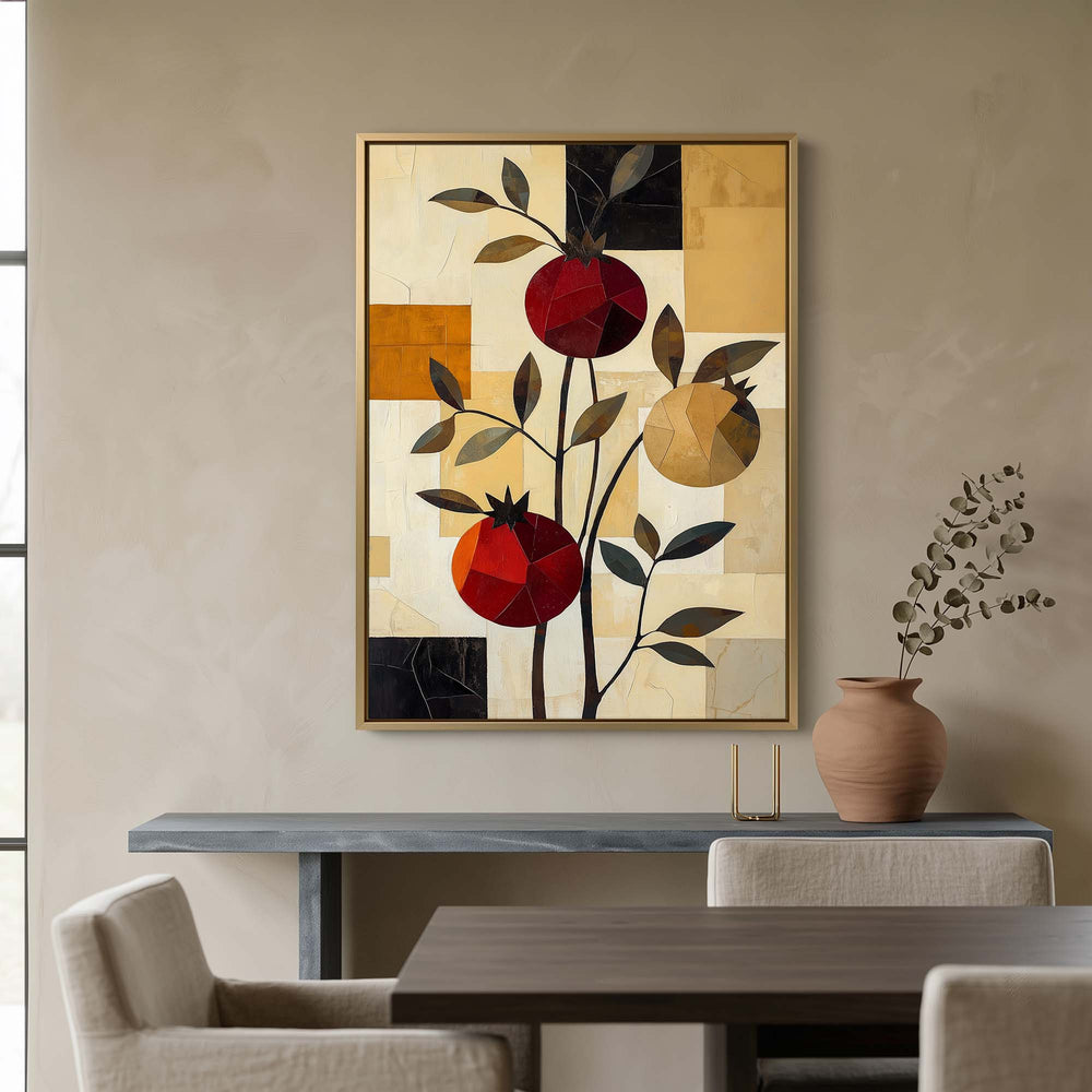 Pomegranate Trio Print Wall Art Moncasso