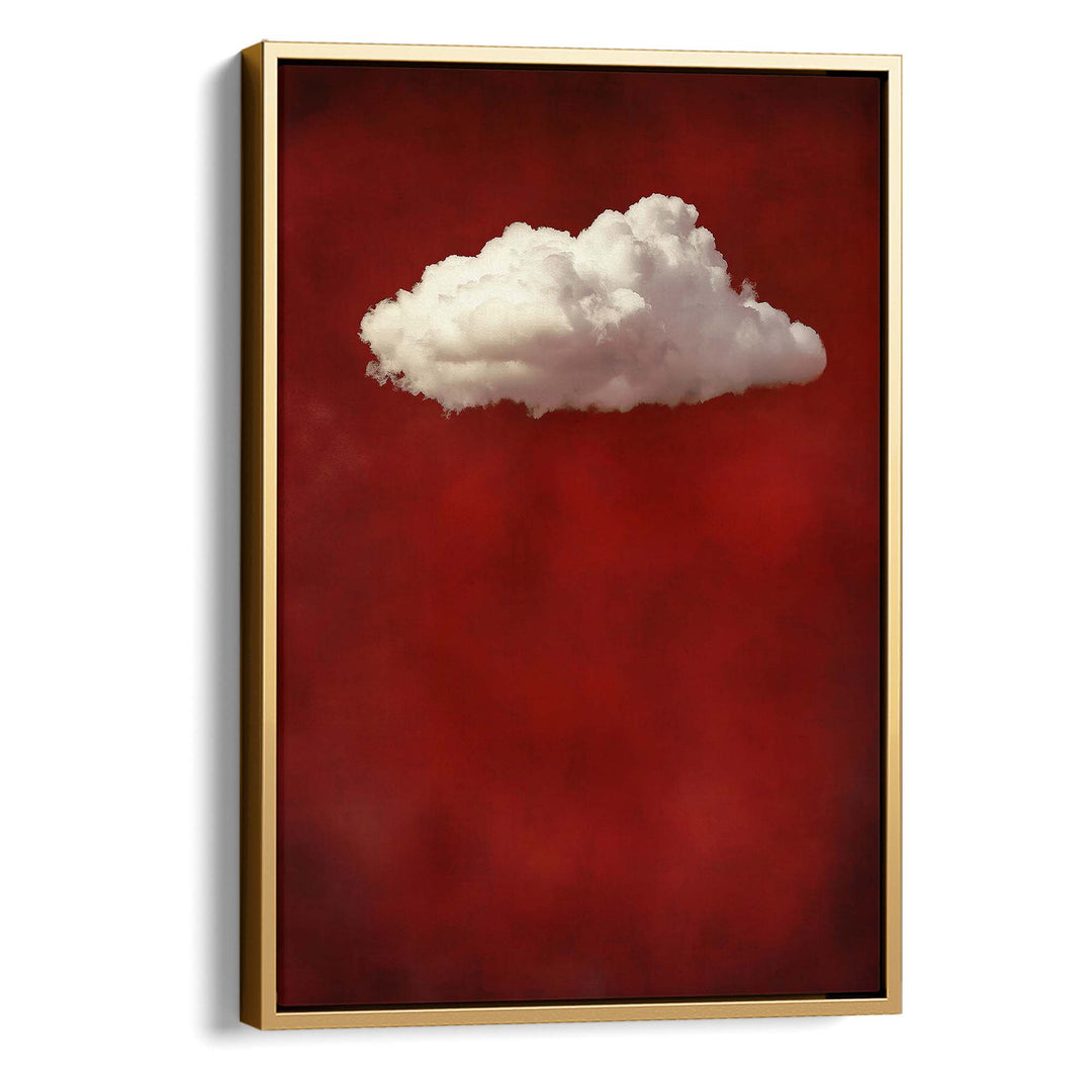 Red Cloud No1 Print Wall Art Moncasso