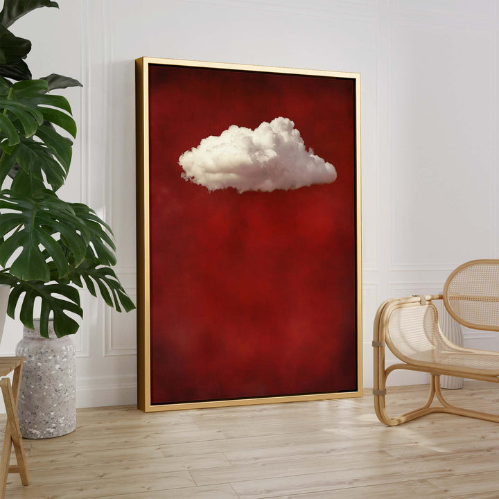 Red Cloud No1 Print Wall Art Moncasso