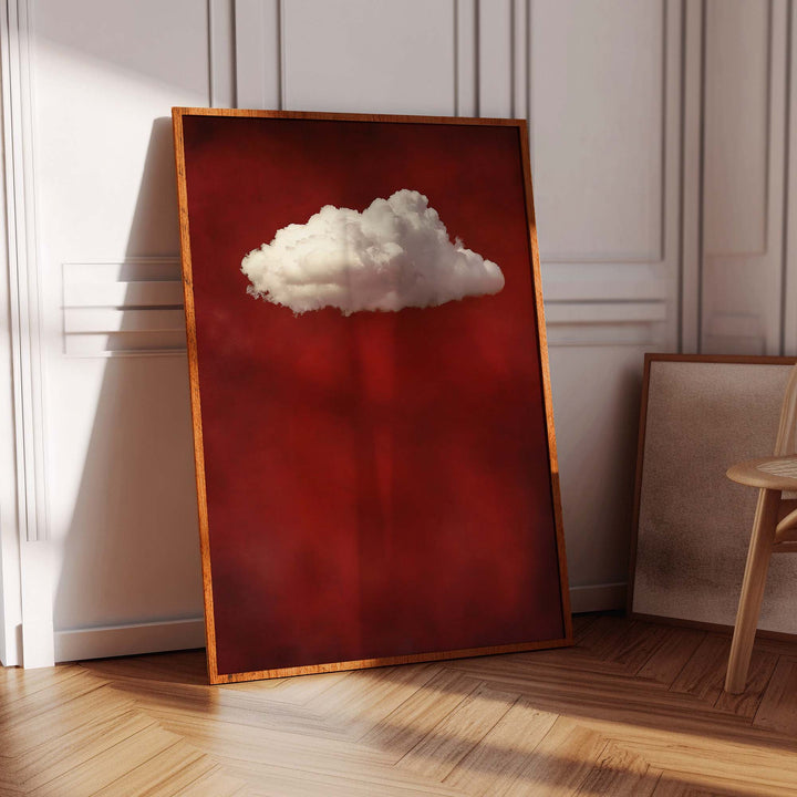 Red Cloud No1 Print Wall Art Moncasso