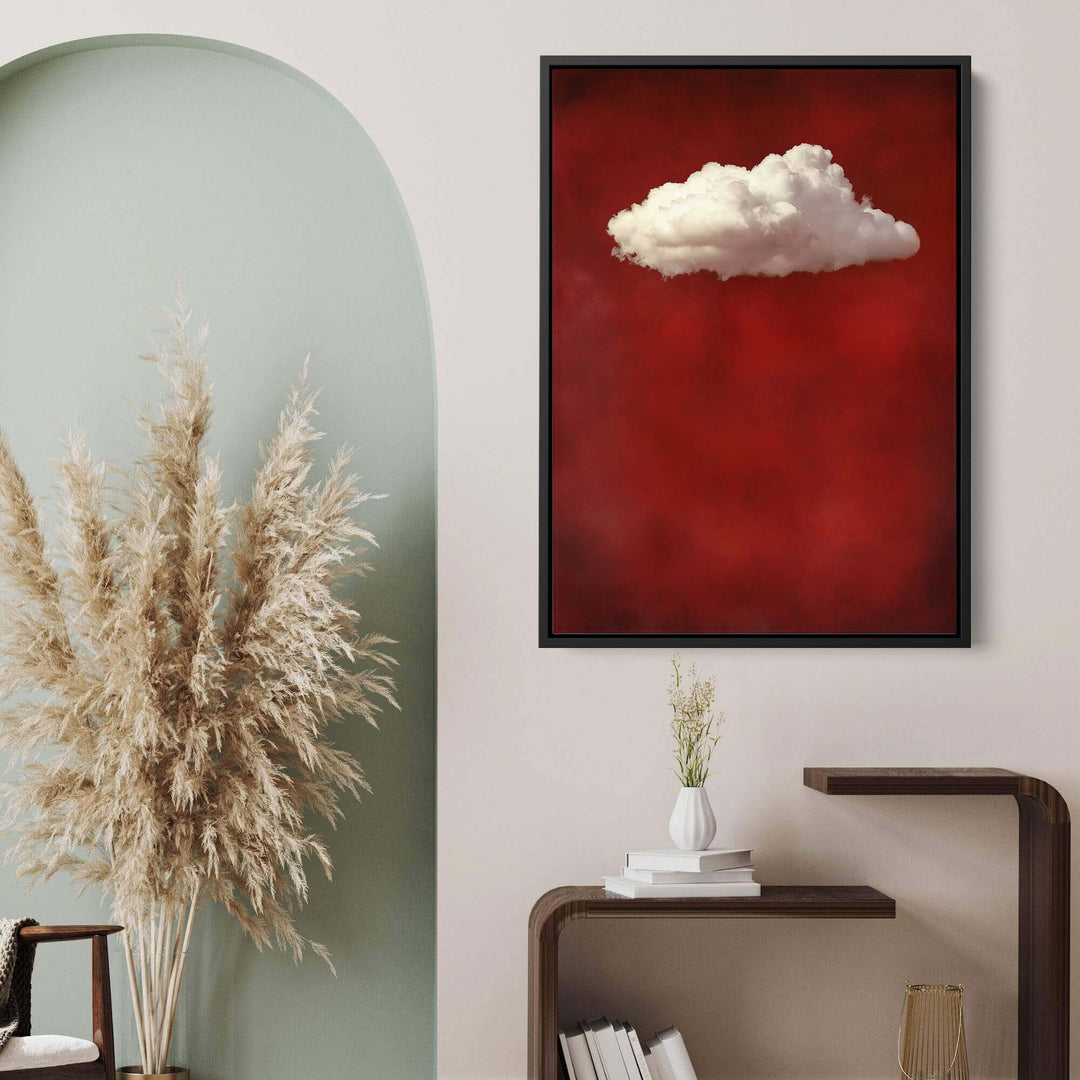 Red Cloud No1 Print Wall Art Moncasso
