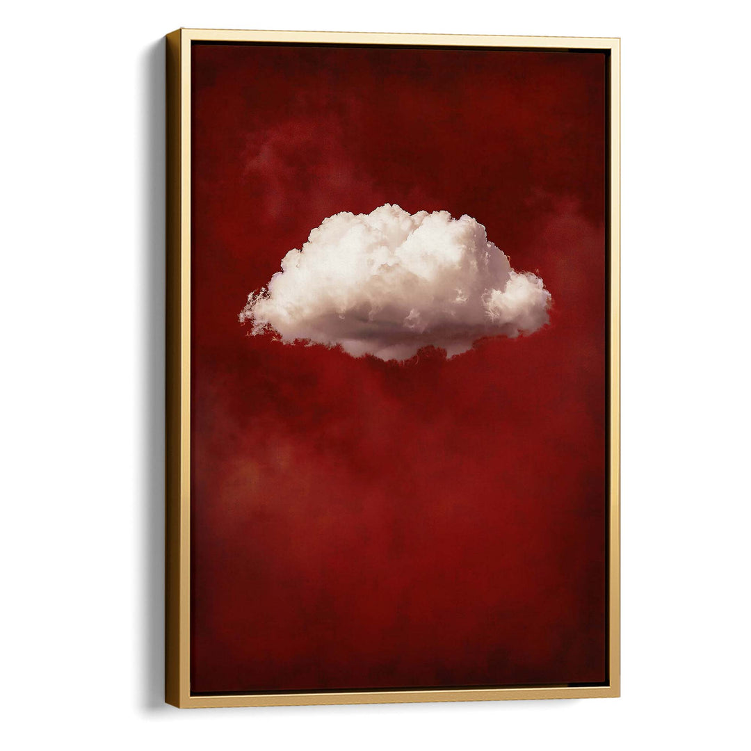 Red Cloud No2 Print Wall Art Moncasso