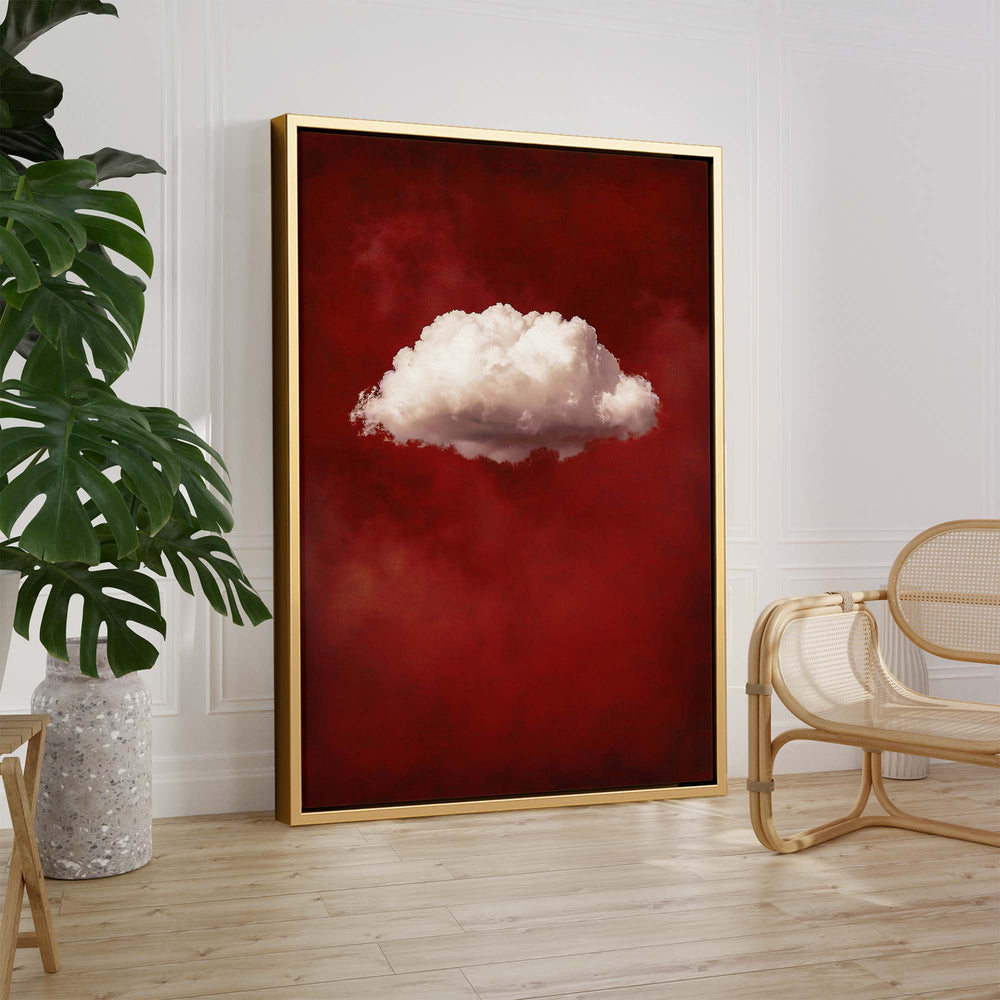 Red Cloud No2 Print Wall Art Moncasso