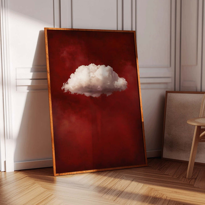 Red Cloud No2 Print Wall Art Moncasso